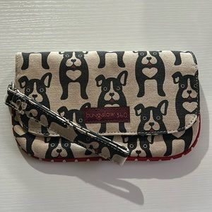 Bungalow 360 Boston terrier wristlet